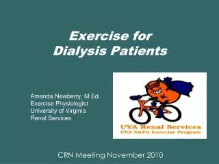 Exercise for Dialysis Patients