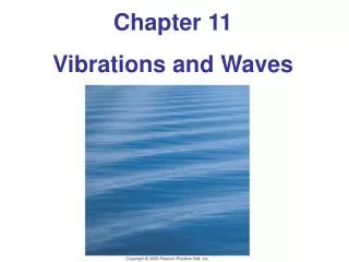 Chapter 11 Vibrations and Waves