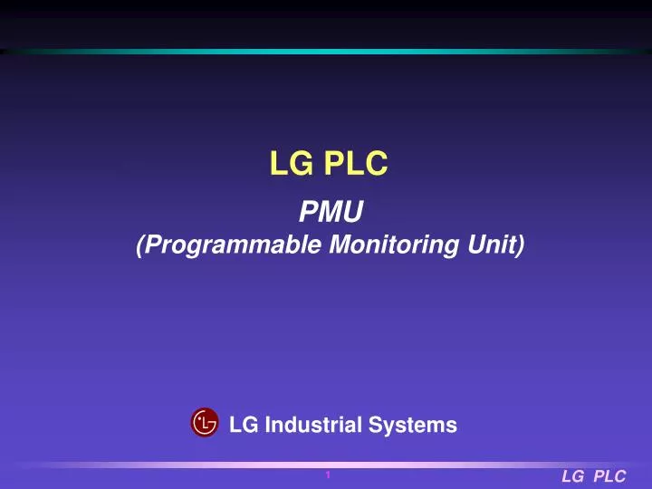 pmu programmable monitoring unit