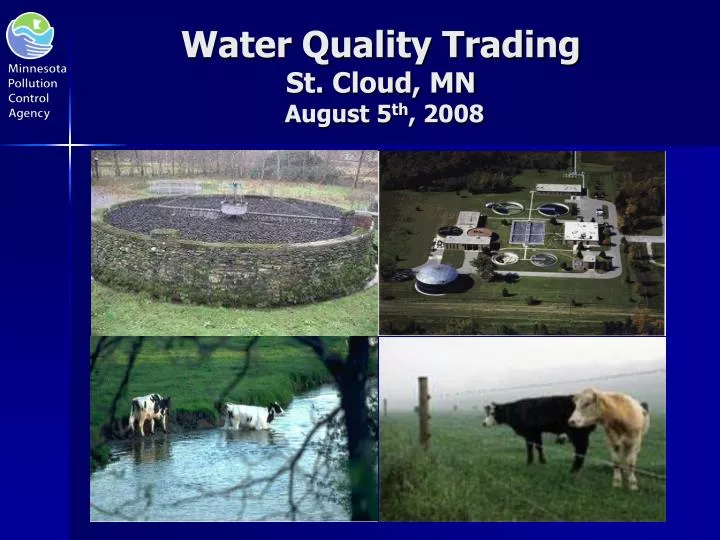 water quality trading st cloud mn august 5 th 2008