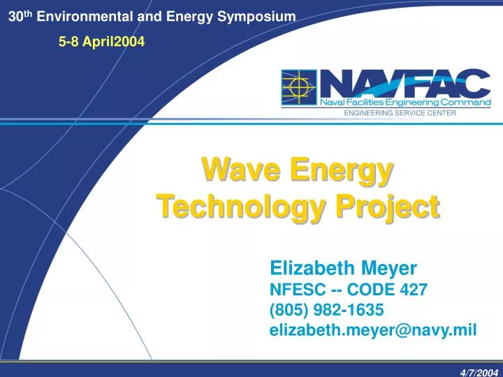 wave energy technology project