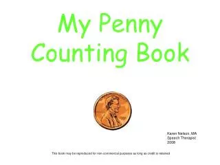 My Penny Counting Book