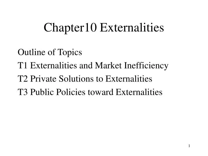 chapter10 externalities