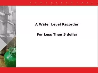 A Water Level Recorder