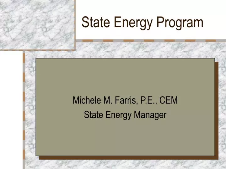 state energy program