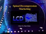 Spinal Decompression Marketing - slide 1