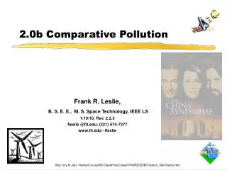 2.0b Comparative Pollution