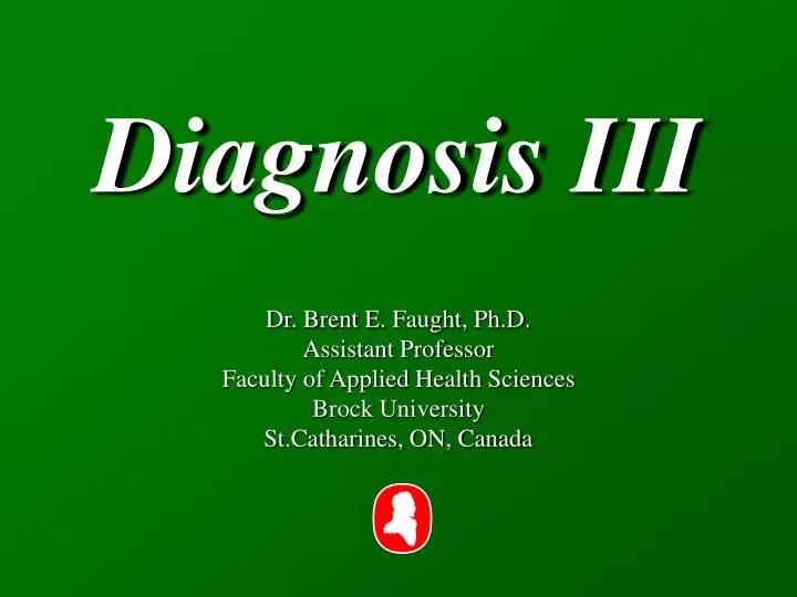 diagnosis iii