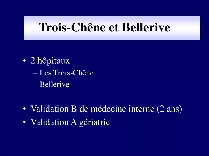 trois ch ne et bellerive