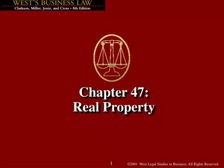 chapter 47 real property