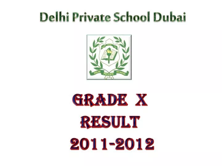 grade x result 2011 2012