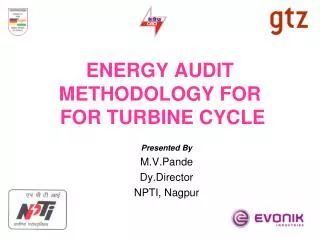 ENERGY AUDIT METHODOLOGY FOR FOR TURBINE CYCLE