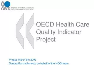 OECD Health Care Quality Indicator Project