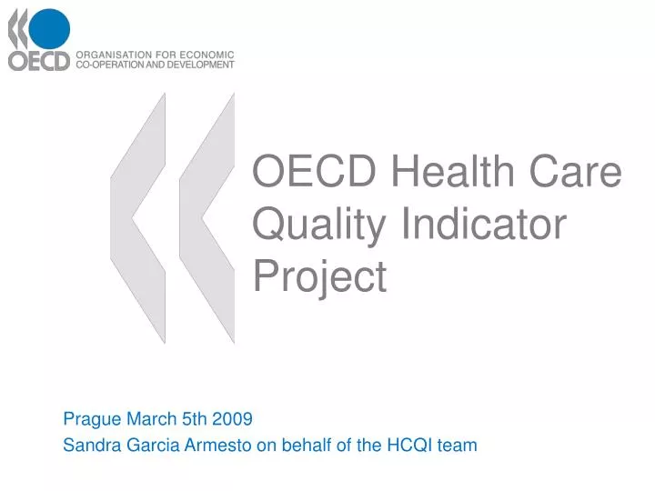oecd health care quality indicator project