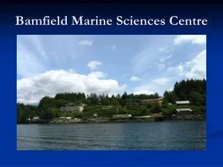 Bamfield Marine Sciences Centre