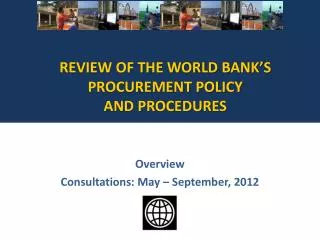 Overview Consultations: May – September, 2012