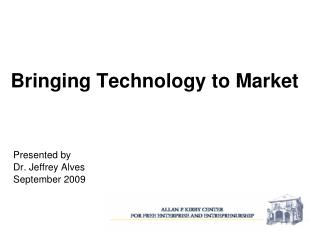 Bringing Technology to Market
