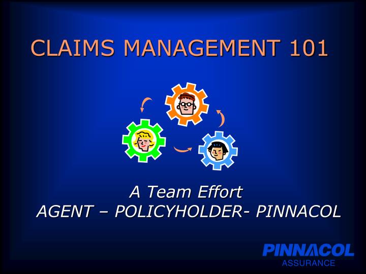 claims management 101