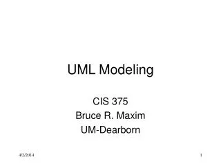 UML Modeling