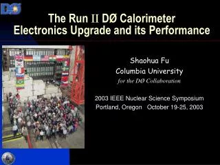 The Run II DØ Calorimeter Electronics Upgrade and its Performance