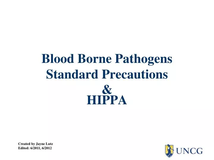 blood borne pathogens standard precautions