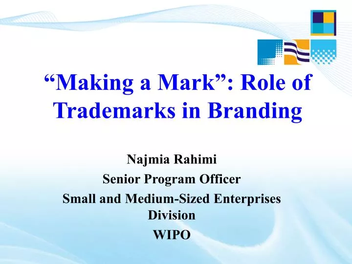 making a mark role of trademarks in branding