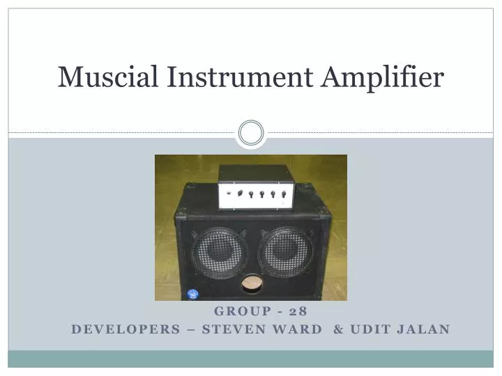 muscial instrument amplifier