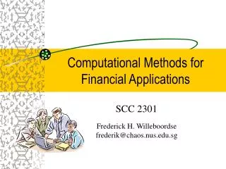Computational Methods for Financial Applications