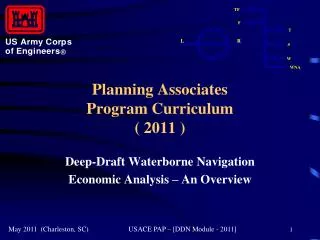 Planning Associates Program Curriculum ( 2011 )