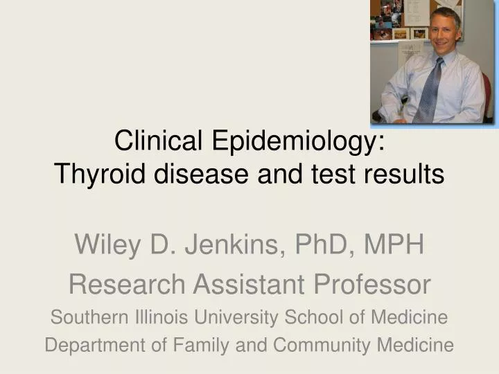clinical epidemiology thyroid disease and test results