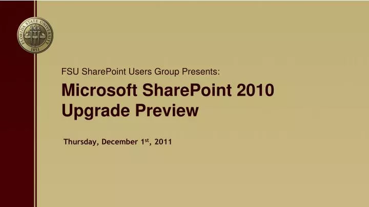 microsoft sharepoint 2010 upgrade preview