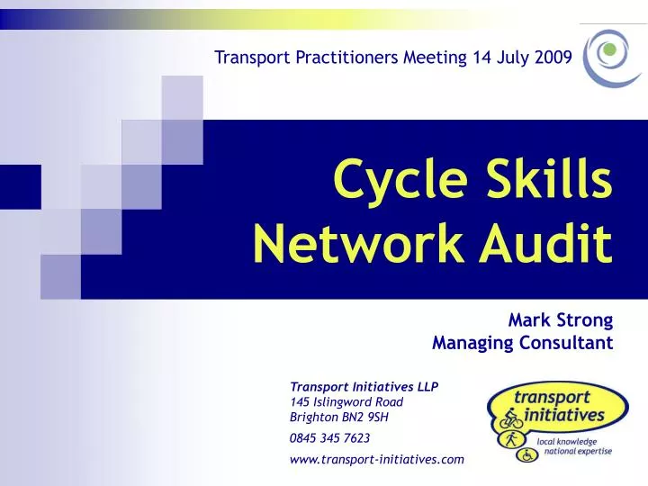 cycle skills network audit