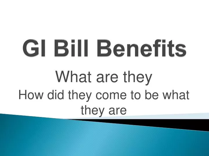 gi bill benefits