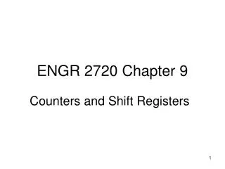 ENGR 2720 Chapter 9