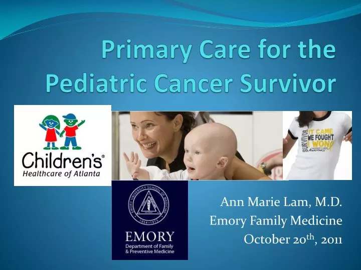 primary care for the pediatric cancer survivor