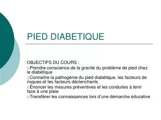 pied diabetique