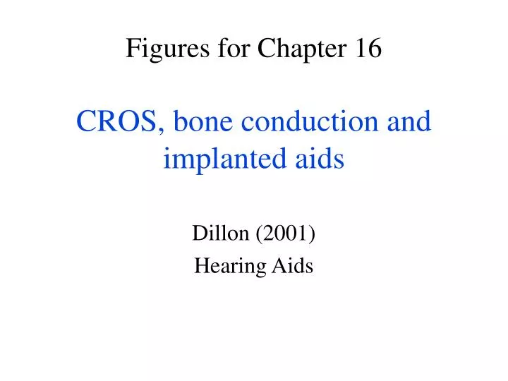 figures for chapter 16 cros bone conduction and implanted aids