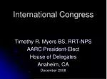 International Congress