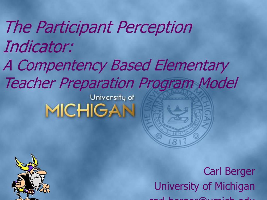 PPT - The Participant Perception Indicator: A Compentency Based ...