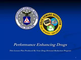 Performance Enhancing Drugs This Lesson Plan Produced By Your Drug Demand Reduction Program