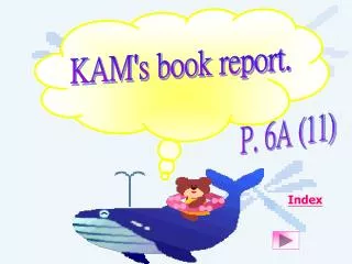 KAM's book report.