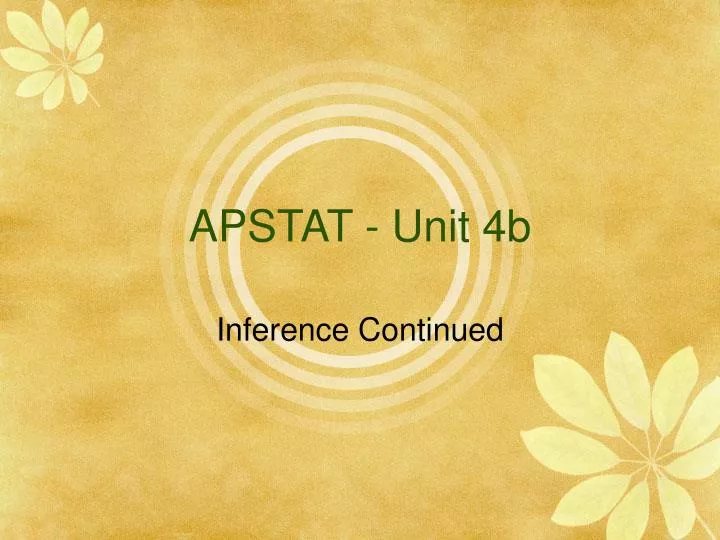 apstat unit 4b