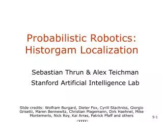 Probabilistic Robotics: Historgam Localization