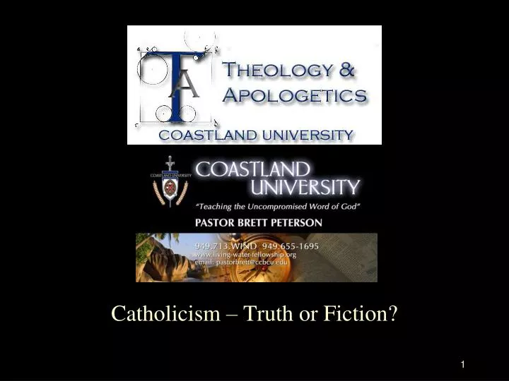 catholicism truth or fiction