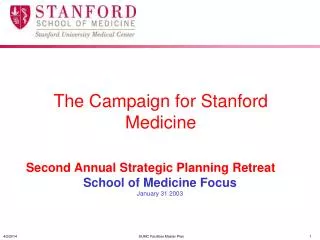 The Campaign for Stanford Medicine