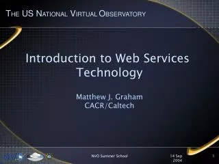 Introduction to Web Services Technology