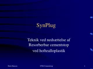 synplug