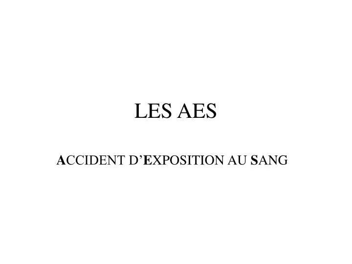 les aes