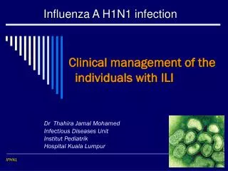 Clinical management of the individuals with ILI