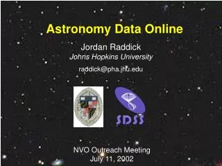 Astronomy Data Online